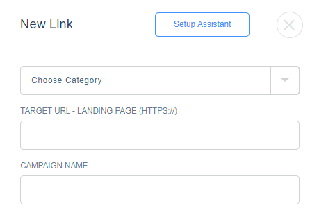 Tracking Links - Setup Assistant