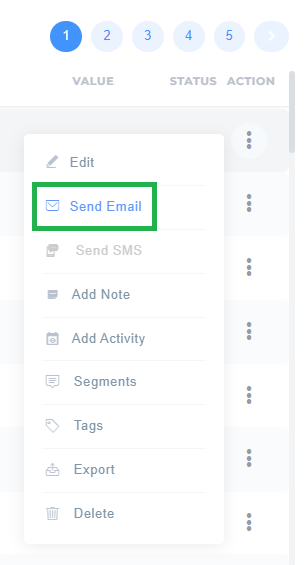 Send Email Option